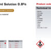 Salinity standard solution 0.8%
