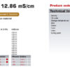 Conductivity solution 12.64 mS/cm