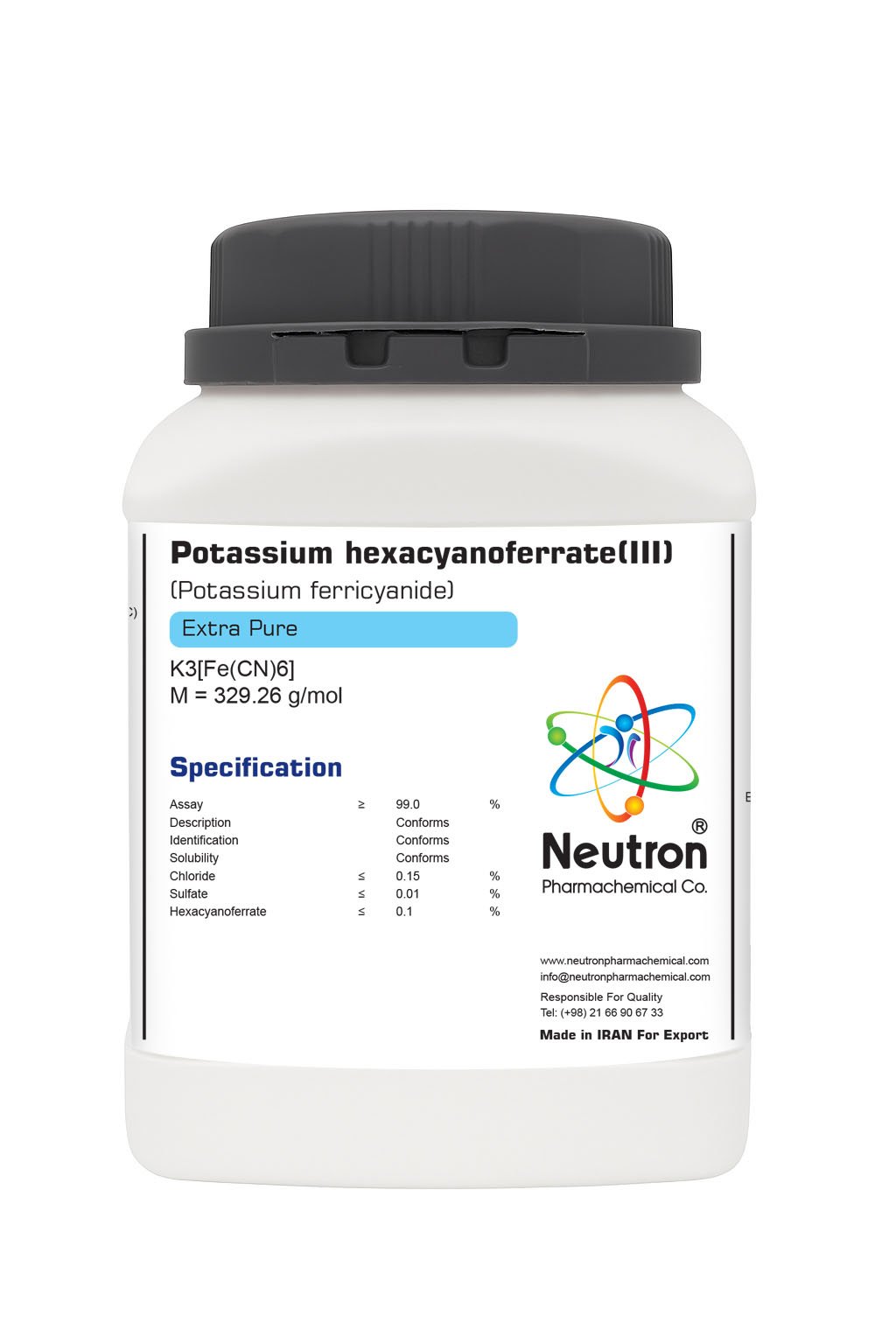 Potassium hexacyanoferrate iii trihydrate
