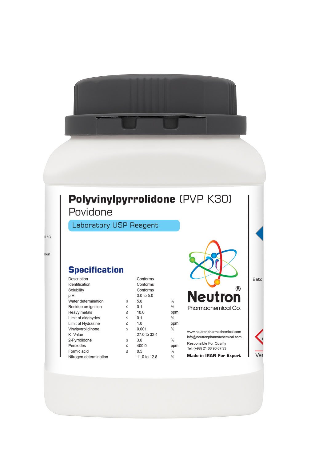 1.8030 پلی وینیل پیرولیدون (PVP K30)