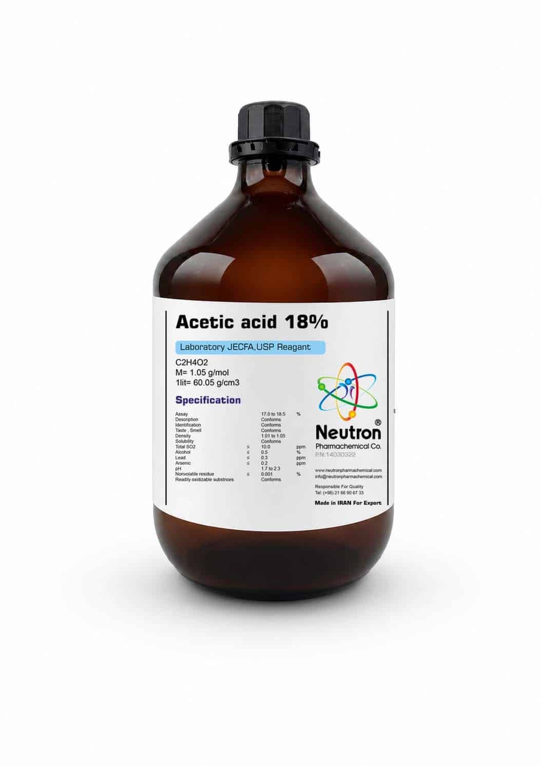 استیک اسید 18%